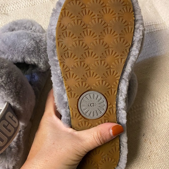 UGG classic slippers oh yeah! Grey size 5.5 - Picture 16 of 16